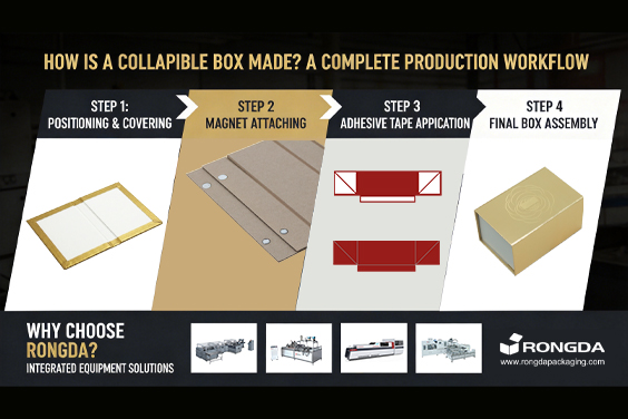 Hoe wordt een opvouwbare doos gemaakt? Een complete productieworkflow